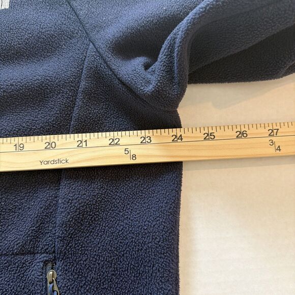 The North Face Men’s Large Navy Blue Full Zip Fleece Jacket Lightweight Outdoor - Picture 10 of 10